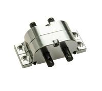 Ricambi RC per 1:10 Axial per SCX10 D90 1:14 per Tamiya RC Crawler Truck Parti di Aggiornamento Scatola Trasferimento del Cambio con Supporto Fisso(Transfer Case)