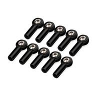 Ricambi RC per Axial per SCX10 II D90 D110 per Tamiya CC01 1/10 rc Car Parts Biella Tirante Giunto Sferico CW M3/M4 in Metallo(Black,M4)