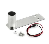 Ricambi RC per Redcat per HPI per Tamiya per TT01 per Sakura 1/10 RC per Le Corse Drift Auto in Metallo Tubo di Scarico Coda Gola con La Luce(A)