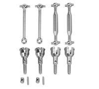 Ricambi RC per SG 1603 1604 UD1601 UD1602 1/16 RC Auto Pezzi di Ricambio Accessori 4 in Metallo Anteriore E Posteriore Albero Motore CVD