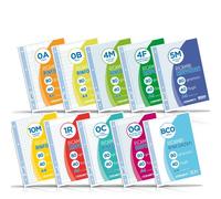 Ricambi rinforzati Blasetti in carta bia plastica 80 g/m² A4 4F conf.40 - 2349