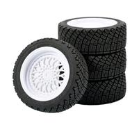 Ricambi Riparazione RC Per Tamiya Per TT01 Per TT02 Per Kyosho Per Sakura D3 Per Traxxas 4Tec 2.0 1/10 1/12 1/14 Pneumatici Per Strada Esagoni Ruota Cerchi In Plastica(WHITE)