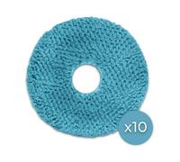 Cecotec Set 10 Mop Panni di Ricambi per Robot Lavavetri Conga Windroid 1090 Double Spray, Consumabile Accessori per Lavavetri, Contiene 10 Pezzi, Ricambio per la Pulizia delle Finestre