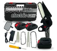 Ricambi Sega Elettrica Batteria Motosega 4 6" Elettrosega Potatura Motore Catena