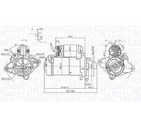 MAGNETI MARELLI 063721415010 Motorino avviamento