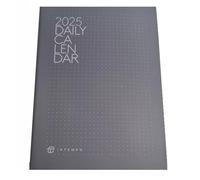 Ricambio Agenda INTEMPO 2023 Giornaliera 17x24 cm Fasciato Cartoncino Grigio
