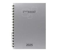 Ricambio agenda MOOD spiralato 17x24 cm settimanale 2025 + penna a scatto e segnalibro