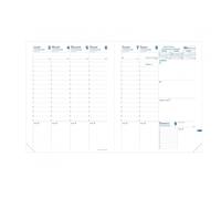 Quo Vadis 028101Q Agenda Scolastica UNIVERSITAIRE Lingua Italiana Anno 2024-2025 Colore Nero Formato 10x15cm Settimanale 12 Mesi Metà Agosto-Metà Agosto Carta Bianca rubrica Copertina Plastica Impala