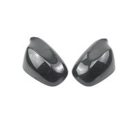 Ricambio Alloggiamento Specchio Per BMW 1 E87 E88 2010-2015 | Calotte specchietto Sinistra e Destra,Nero lucido/Motivo in fibra di carbonio,Plastica ABS