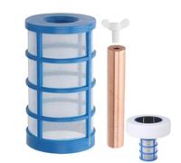 Ricambio Anodo In Rame | Pulitore Piscina Galleggiante Con Anodo Solare In Rame,Include Filtro a Cesto e Vite ad Ala, Riduce Cloro e Irritazione per Vasche Idromassaggio e Aree Balneabili