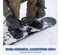 Ricambio attacco snowboard, cinturino grande piccolo, cricchetto, resistente