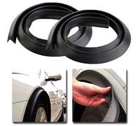 Ricambio Auto Ruota Sopracciglia Striscia Cover 2Pcs Nero Fender Modanatura New