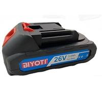 ricambio Batteria Biyoti 26v 3000mAh Originale x Cesoie - Avvitatori - Motoseghe - Idropulitrice - Tagliaerba - Tassellatore - Trapano - Smerigliatrice - x elettroutensili con stesso attacco