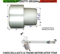 Ricambio Boccola Traino o Chiocciola Acetalica 5 pr Vite senza Fine Titan Aster
