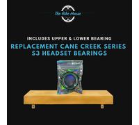 Ricambio Cane Creek Serie S3 Cuffie Cuscinetti Affusolato Cuffie