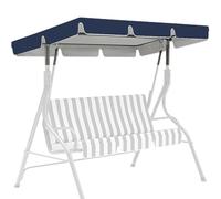 Ricambio Canopyfor23SeaterSwingChair Impermeabile e resistente ai raggi UVCopertura per baldacchino Esterno Giardino PatioAmaca TopFitsGModel142x120x18cm