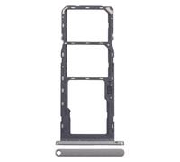 Ricambio Carrello Vassoio alloggio tray Compatibile con NOKIA C31 TA-1497 TA-1493 TA-1499 porta scheda nano Sim1+ SIM 2 + SLOT SLITTA Alloggio Memoria Micro Sd CARD (Silver)