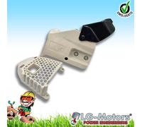 RICAMBIO CARTER FRENO COMPLETO MOTOSEGA SCOPPIO 25CC DA POTATURA UNIVERSALE -