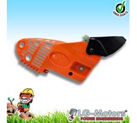 RICAMBIO CARTER FRENO COMPLETO MOTOSEGA SCOPPIO 25CC DA POTATURA UNIVERSALE
