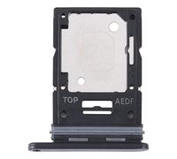 Ricambio Compatibile con Samsung Galaxy A54 SM-A546 A546 Carrello Vassoio Alloggio SUPPORTO adattatore SLOT PORTA CARD carrello per SCHEDA SIM + vano Memoria Micro Sd (Nero)