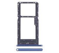 Ricambio compatibile con TCL 205 4187D Try tray Vassoio alloggio porta scheda Card Sim 1 + SLOT SIM 2 o slitta per lettore Memoria Micro Sd (Blu)
