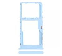 Ricambio compatibile con TCL 305i 5164D Try tray Vassoio alloggio carrello porta scheda Card Sim 1 + SLOT SIM 2 o slitta per lettore Memoria Micro Sd (Blu)