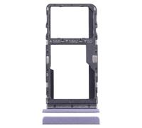 Ricambio Compatibile con TCL 40R (TCL 40 R) display 6.6 T771K, T771H, T771A Carrello Vassoio Alloggio SUPPORTO adattatore SLOT PORTA CARD carrello per SCHEDA SIM + vano Memoria Micro Sd (Viola)