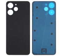 Ricambio compatibile con XIAOMI REDMI 12 4G/5G Copri Batteria Protezione Posteriore Back Cover Retro Scocca rigida vetro plastificato + biasesivo (NERO)
