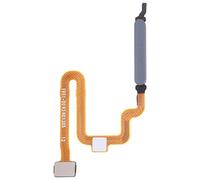 Ricambio Compatibile con XIAOMI Redmi Note 11T 5G / Redmi Note 11S 5G flat flex circuito interno switch key pulsante accensione tasto power on off + BUTTON FINGERPRINT READER spare part (Nero)