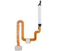 Ricambio Compatibile con XIAOMI Redmi Note 11T 5G / Redmi Note 11S 5G flat flex circuito interno switch key pulsante accensione tasto power on off + BUTTON FINGERPRINT READER spare part (Silver)