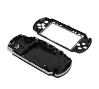 Ricambio Completo Custodia Shell Cover Set di Ricambio per Console di Gioco 1000, Protezione Resistente Coperchio Antiscivolo con Bottoni Kit, Aspetto alla Moda(Nero)