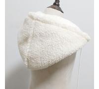 Ricambio con Cappuccio Staccabile Cappello Opaco Pile per Caldo Cappotto Inverno