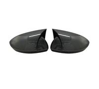 Ricambio Coperchio Specchietto Per Megane 4 2016-2020 Bat Stile Copertura Dello Specchio Retrovisore 2 Pezzi Nero Lucido Auto Scudi Esterni(Carbon fiber pattern)