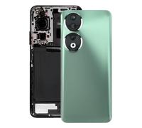 Ricambio Copri Batteria + biadesivo + lente compatibile con HUAWEI HONOR 90 5G REA-NX9 REA-AN00 Vetro Posteriore Back Cover Retro Scocca adesivo + lente con cornice (Green)