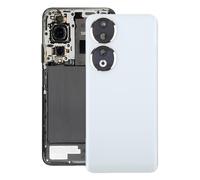Ricambio Copri Batteria + biadesivo + lente compatibile con HUAWEI HONOR 90 5G REA-NX9 REA-AN00 Vetro Posteriore Back Cover Retro Scocca adesivo + lente con cornice (Bianco)