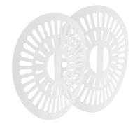 Ricambio Copri Centrifuga Lavatrice 2 Pezzi Plastico 24cm | Riduce Rumore e Vibrazioni, Design a Piastra per Cestello Doppio, Uso Interno in Appartamento