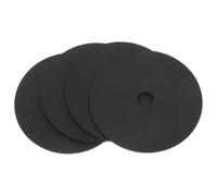 Ricambio Copriscopino WC 4 Pezzi in Pp, Dischi Paraschizzi per Pulizia Bagno, Accessori Efficaci Antiodore e Compatibili per Scopini WC