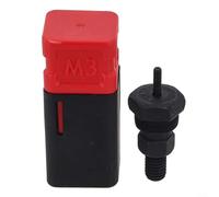 Ricambio Filettato Mandrino Parte per Rivettatrice Strumento Per Mano Dado Rivetto Metrico M10 Metallo con Scatola di Immagazzinaggio ()