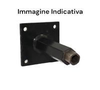 RICAMBIO FLANGIA MOZZO SECONDO PEZZO SUPPORTO ZAPPETTE ASSE FRESA PER MOTOZAPPA