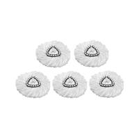 Ricambio for spazzola for mocio rotante, base for testina, compatibile con Vileda, sistema Easy Wring Tank for doccia e pavimento(White-5PCS)