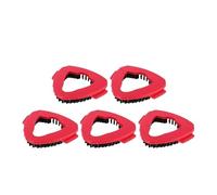 Ricambio for spazzola for mocio rotante, base for testina, compatibile con Vileda, sistema Easy Wring Tank for doccia e pavimento(Red-5PCS)