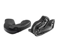 Nolan N100-5 Plus, guanciali XL / 40 mm male Nero/Rosso