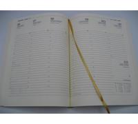 RICAMBIO INTERNO AGENDA SETTIMANALE 2025 F.TO 17X24 CM CARTA COLORE AVORIO