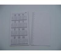 RICAMBIO INTERNO MENSILE 2025 PER AGENDA F.TO 7 x 13.5 CM ART.190VQ PVC ALFA TASCHINO