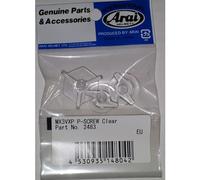 Ricambio kit viti frontino Arai VX-3 - VX-PRO - PENTA trasparente