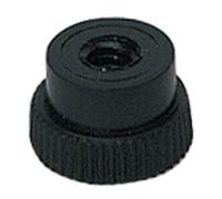 Ricambio Kun per spalliera - dado zigrinato - adatto per Kun Standard Violino 4/4, 3/4-1/2, Standard Viola, Mini, nero