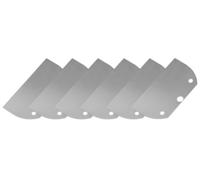 Ricambio lama raschietto cm. 9 inox - confezione di 6 pezzi