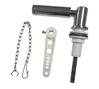 Ricambio maniglia scarico wc regolabile con catena per varie installazioni