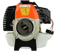 Ricambio Motore da 43 CC per Decespugliatore Trivella Tagliaerba Rasaerba Tosaerba Potatore e 4 in 1, monocilindrico Raffreddamento ad Aria, Scoppio 2 Tempi + Omaggio Bottiglia di Miscela da 100ml