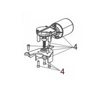 Ricambio motore elettrico 24V FAAC 391 Genius Compas Apritech XR24 115008